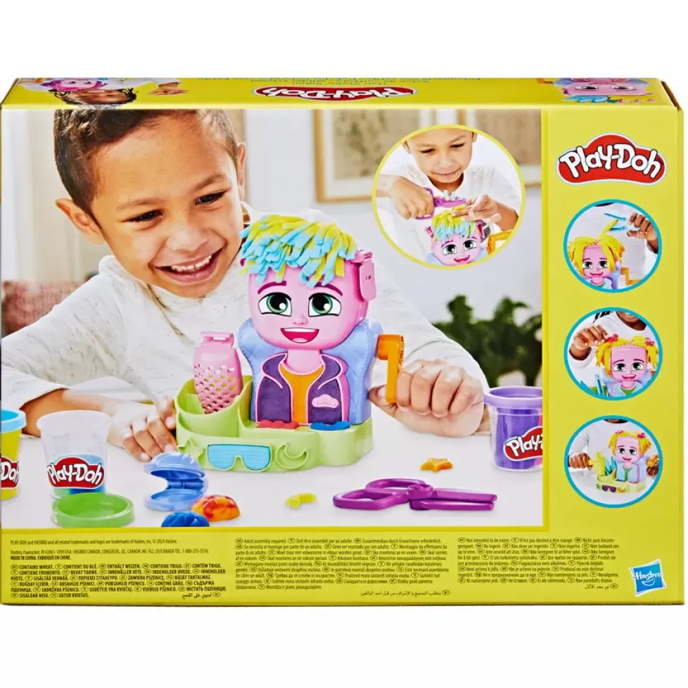 Outlet Capelli Pazzerelli, Playset Per Giocare Al Parrucchiere, Giocattoli Di Fantasia Per Bambini E Bambine Dai 3 Anni In Su Plastilina E Pasta Modellabile