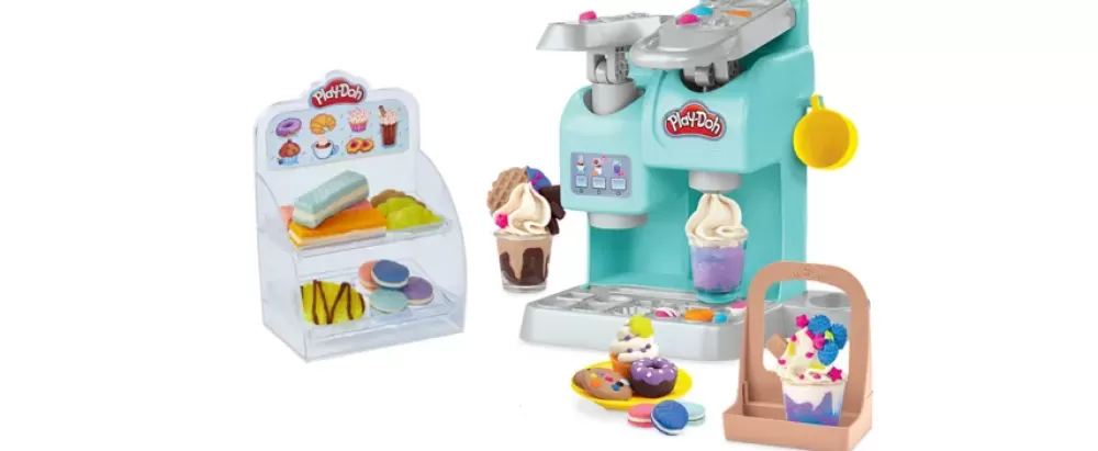 Cheap , Kitchen Creations, La Caffettiera Super Colorata, Playset Con 20 Accessori E 8 Vasetti Di Pasta Modellabile Plastilina E Pasta Modellabile