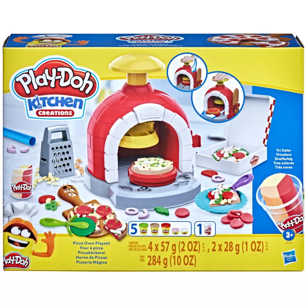 Cheap Kitchen Creations, La Pizzeria, Playset Con 6 Vasetti Di Pasta Modellabile E 8 Accessori Plastilina E Pasta Modellabile