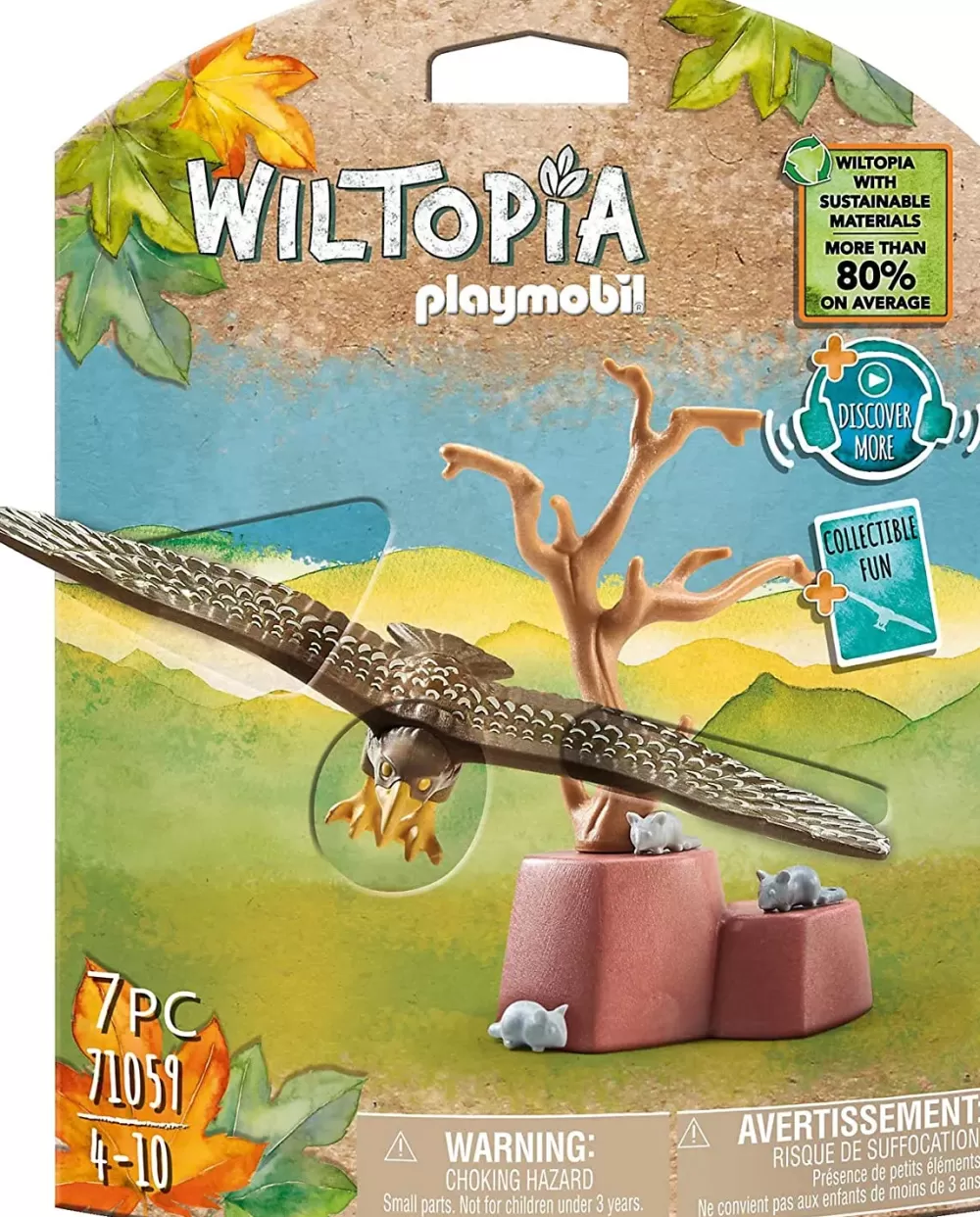 Outlet - 71059 Aquila -Wiltopia Animali Carta Collezionabile Mondi Immaginari