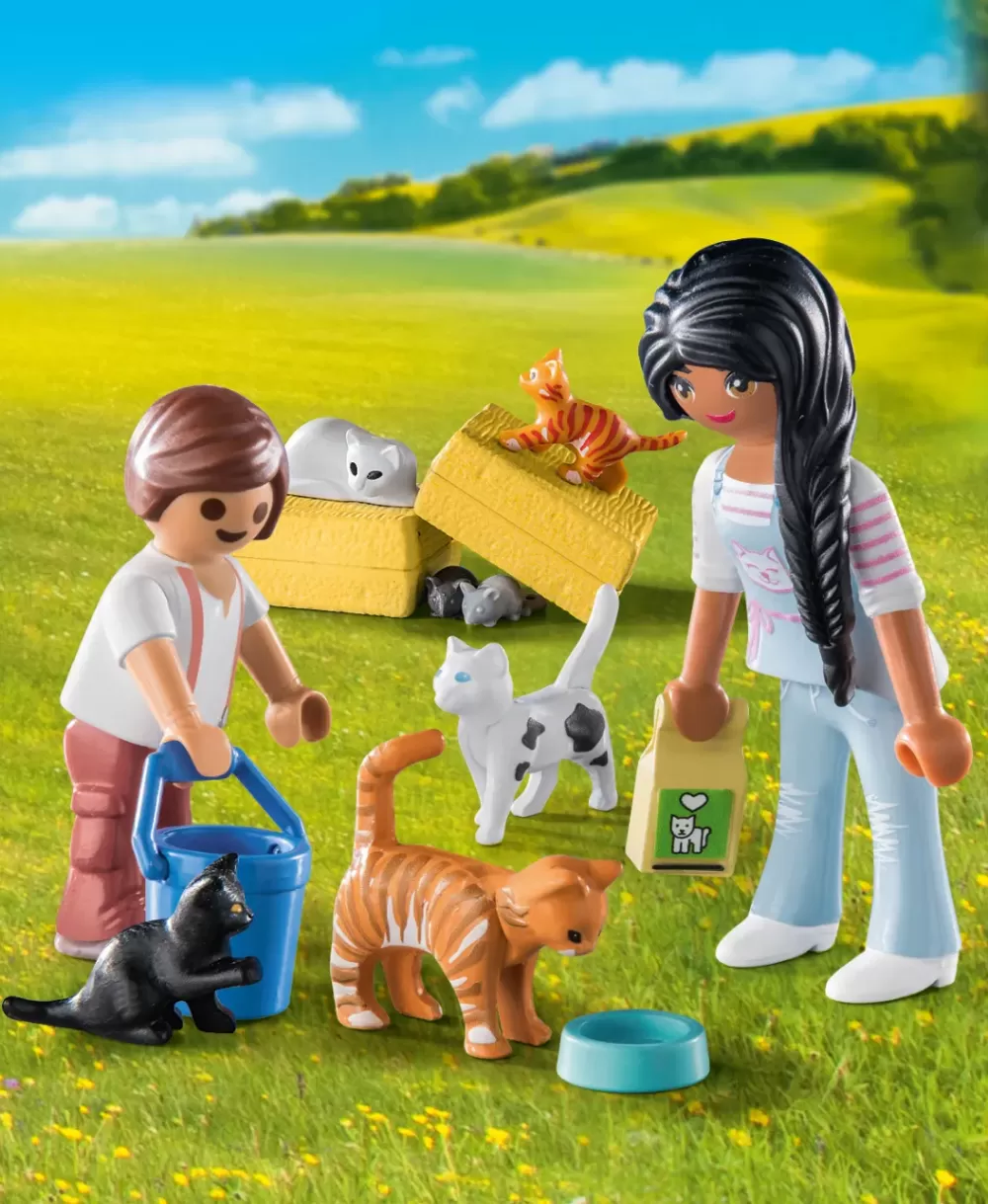 New 71309 Famiglia Di Gatti Per Bambini Dai 4 Anni Costruzioni Bambini