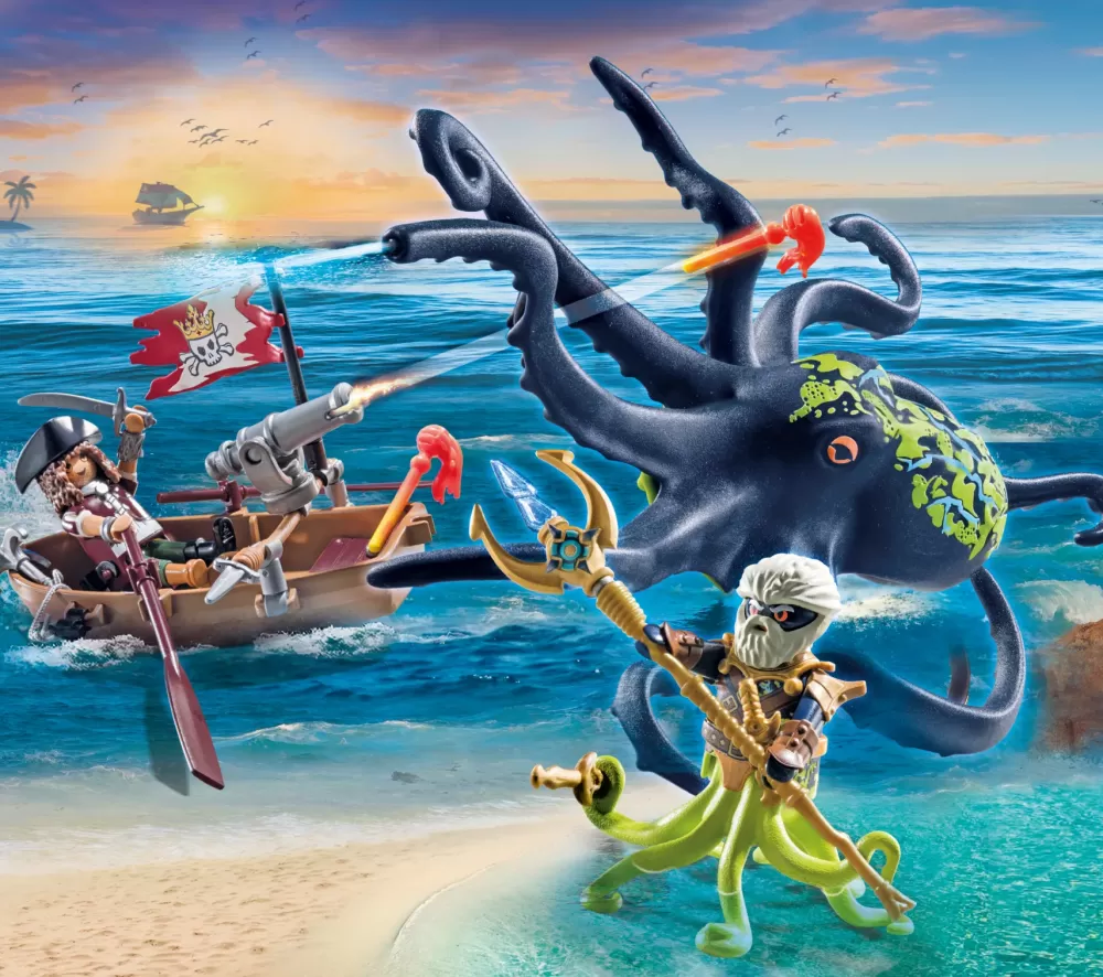 Best Sale 71419 Pirata Con Piovra Gigante Per Bambini Dai 4 Anni Costruzioni Bambini