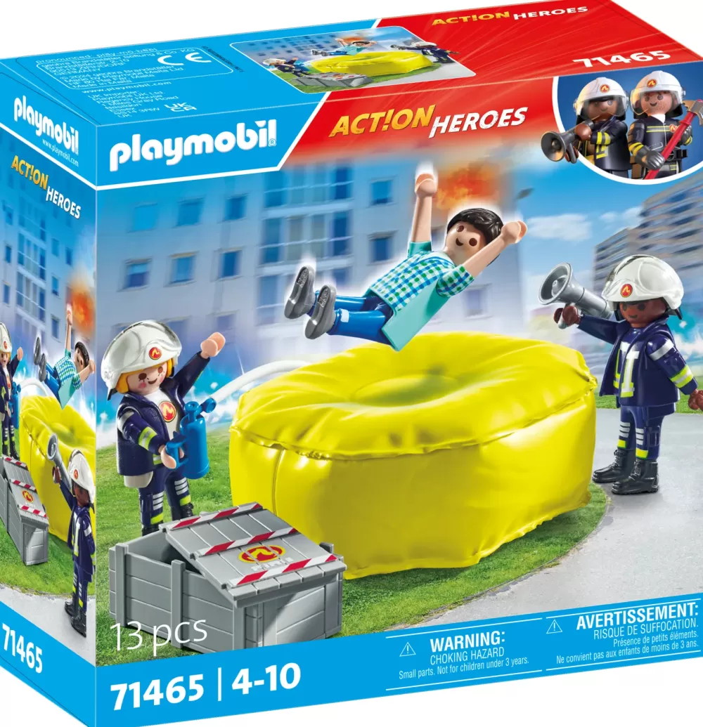 Hot 71465 Materasso Di Salvataggio Dei Pompieri Per Bambini Dai 4 Anni Costruzioni Bambini