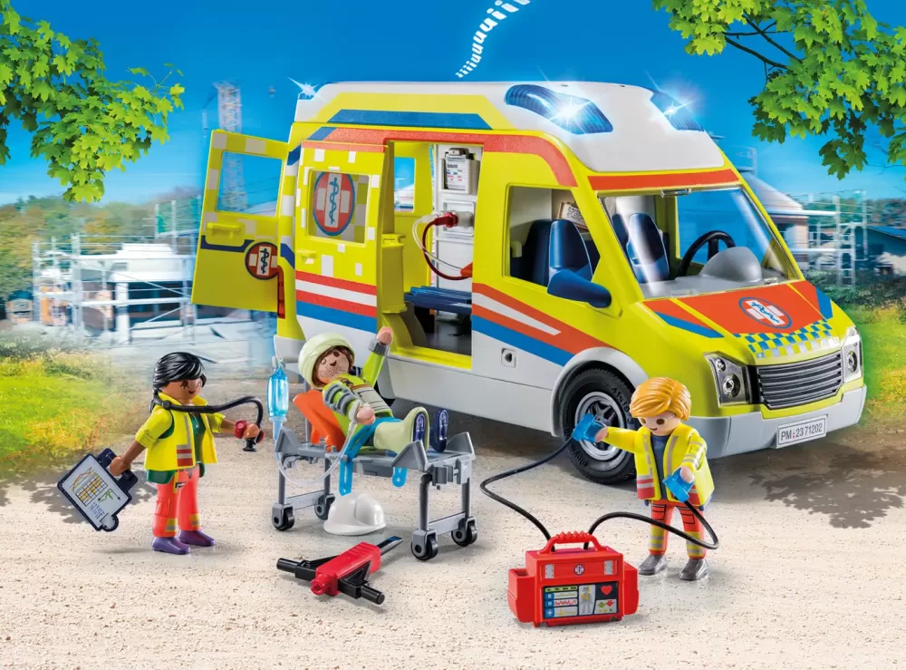 Online City Life 71202 Ambulanza Per Bambini Dai 4 Anni In Su Set Costruzioni