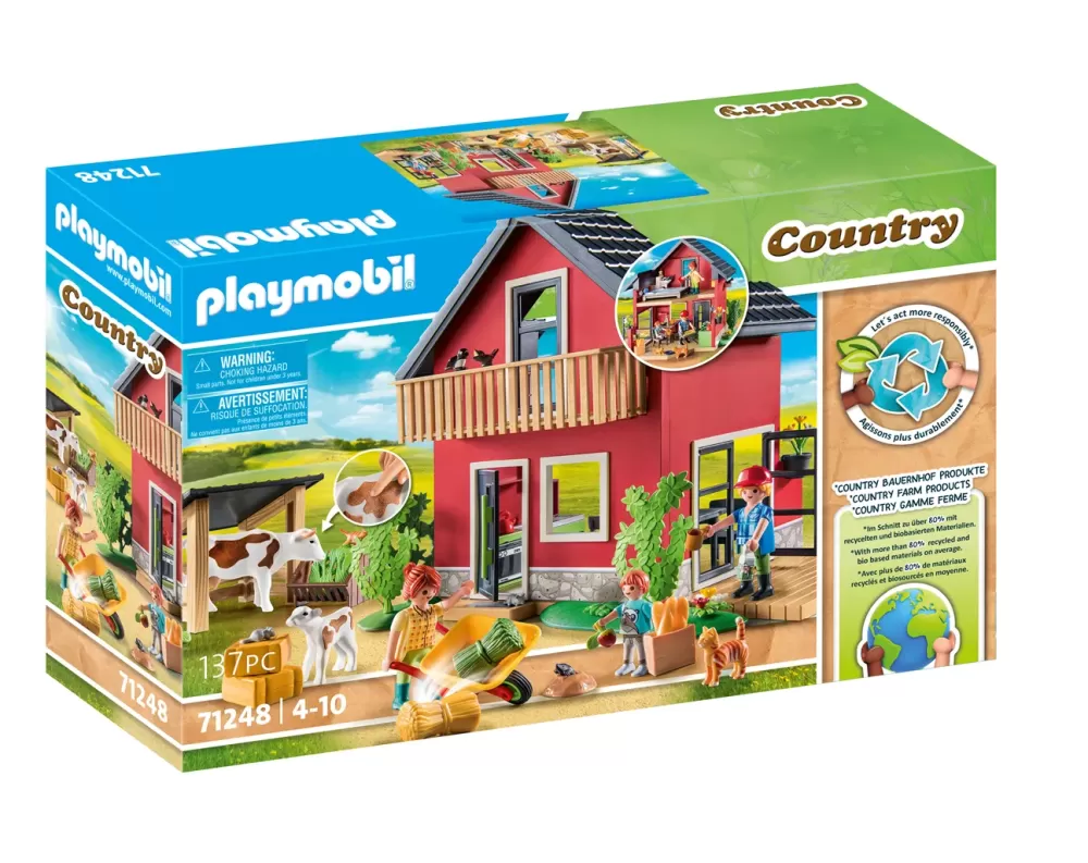 Hot Country 71248 Piccola Fattoria Per Bambini Dai 4 Anni In Su Set Costruzioni