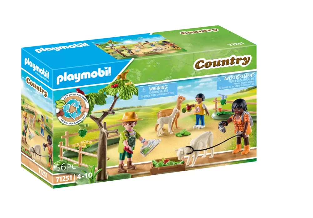 Cheap Country 71251 Passeggiata Con Gli Alpaca Per Bambini Dai 4 Anni In Su Set Costruzioni