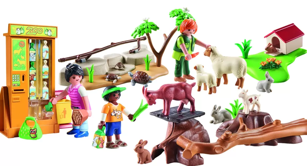 Store Family Fun 71191 Lo Zoo Dei Piccoli Giocattolo Per Bambini Dai 4 Anni In Su Set Costruzioni