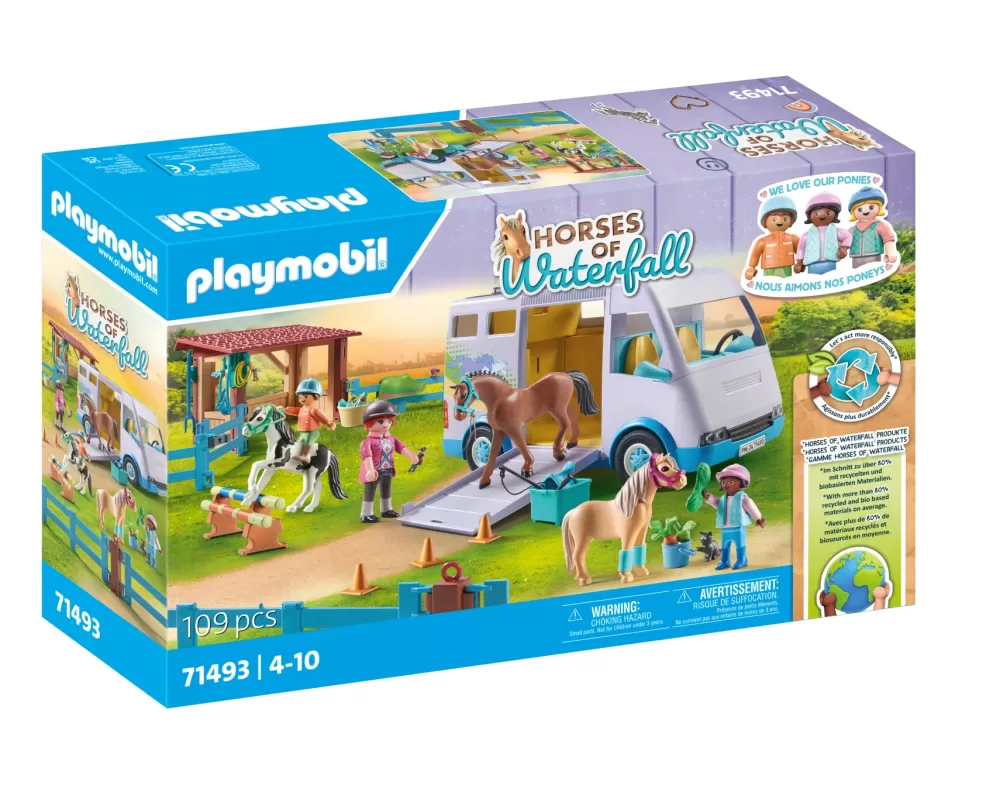 Cheap Horse Of Waterfall 71493 Trasporto Cavalli E Stalla Per Bambini Dai 4 Anni Costruzioni Bambini