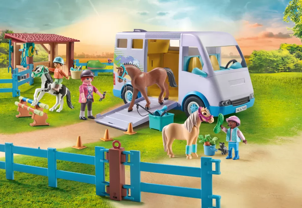 Cheap Horse Of Waterfall 71493 Trasporto Cavalli E Stalla Per Bambini Dai 4 Anni Costruzioni Bambini