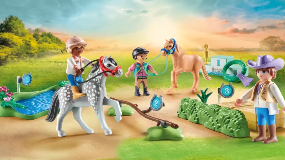 Hot Horse Of Waterfall 71495 Torneo Di Equitazione Dei Pony Per Bambini Dai 4 Anni Costruzioni Bambini