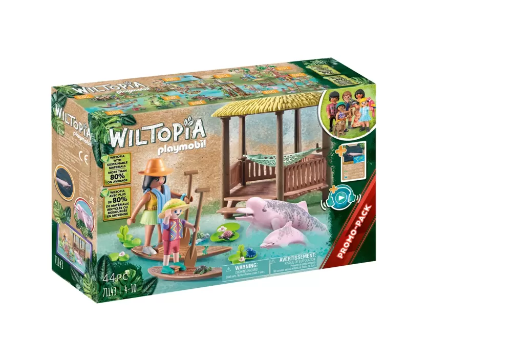Discount Wiltopia 71143, Escursione Tra I Delfini Di Fiume Dai 4 Anni In Su Set Costruzioni