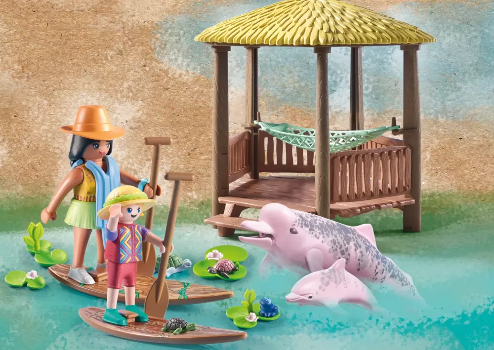 Discount Wiltopia 71143, Escursione Tra I Delfini Di Fiume Dai 4 Anni In Su Set Costruzioni