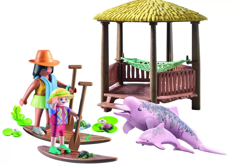 Discount Wiltopia 71143, Escursione Tra I Delfini Di Fiume Dai 4 Anni In Su Set Costruzioni