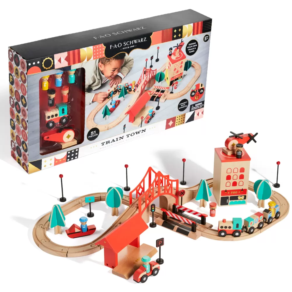 Sale Playset Trenino Con Pista E Citta Mondi Immaginari