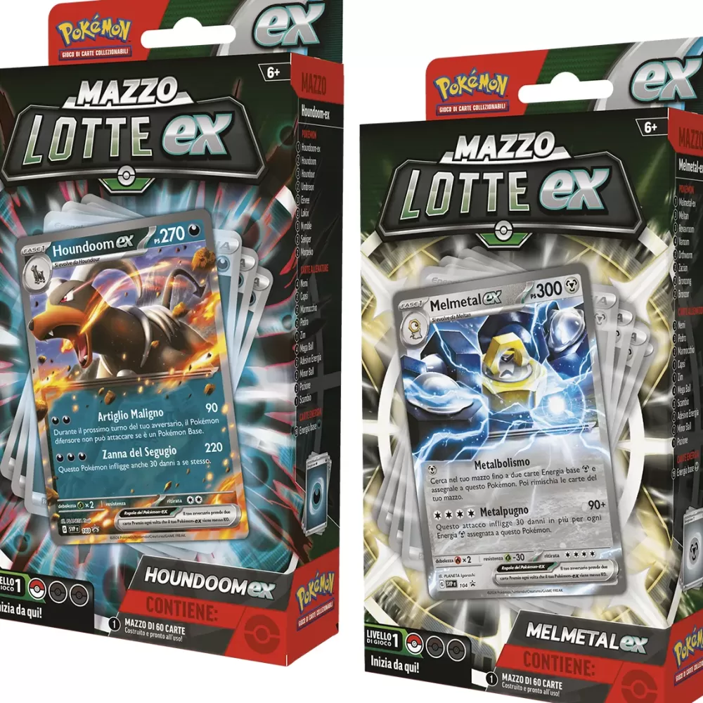 Store Mazzi Lotte Ex Melmetal-Ex E Houndoom-Ex Giochi Di Carte