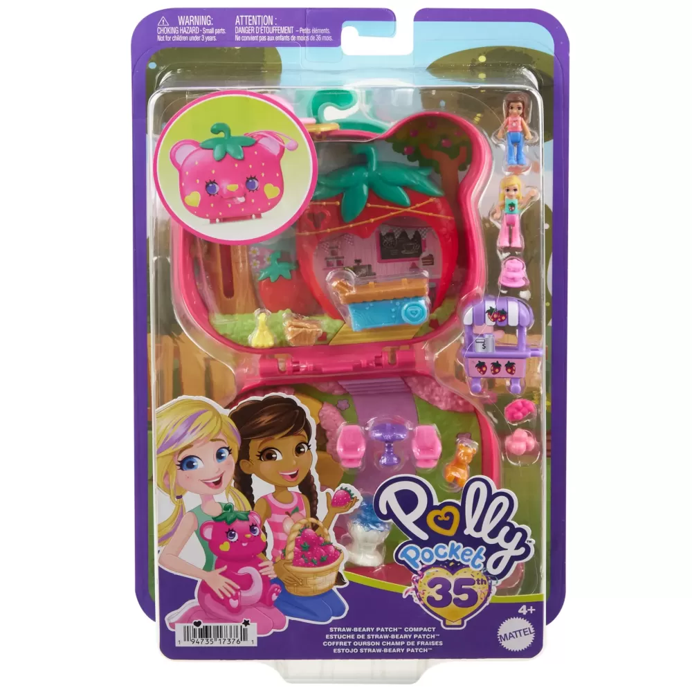 Cheap Cofanetto Orsetto Fragolino, Playset Da Viaggio Con Esterno Interattivo, 2 Micro Bambole E 12 Accessori Inclusi Mini Dolls