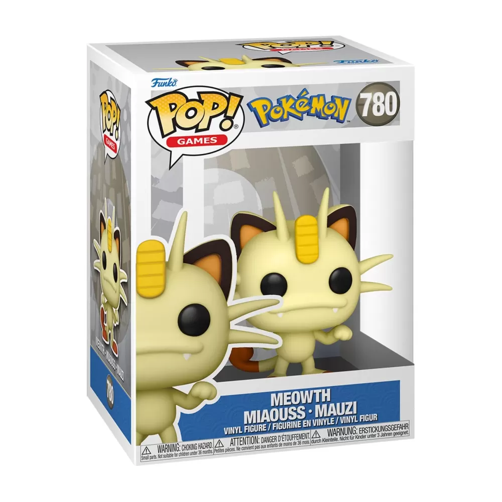 Best Pop Games: Pokemon- Meowth(Emea) Action Figures