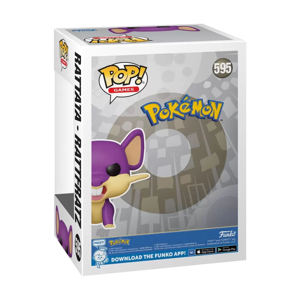 Online Pop Games: Pokemon- Rattata(Emea) Action Figures