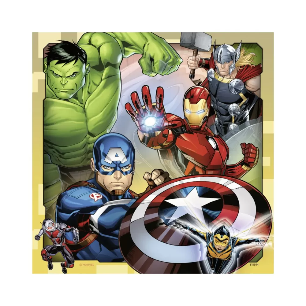 New 3 Puzzle 49 Pezzi Avengers Puzzle Per Bambini