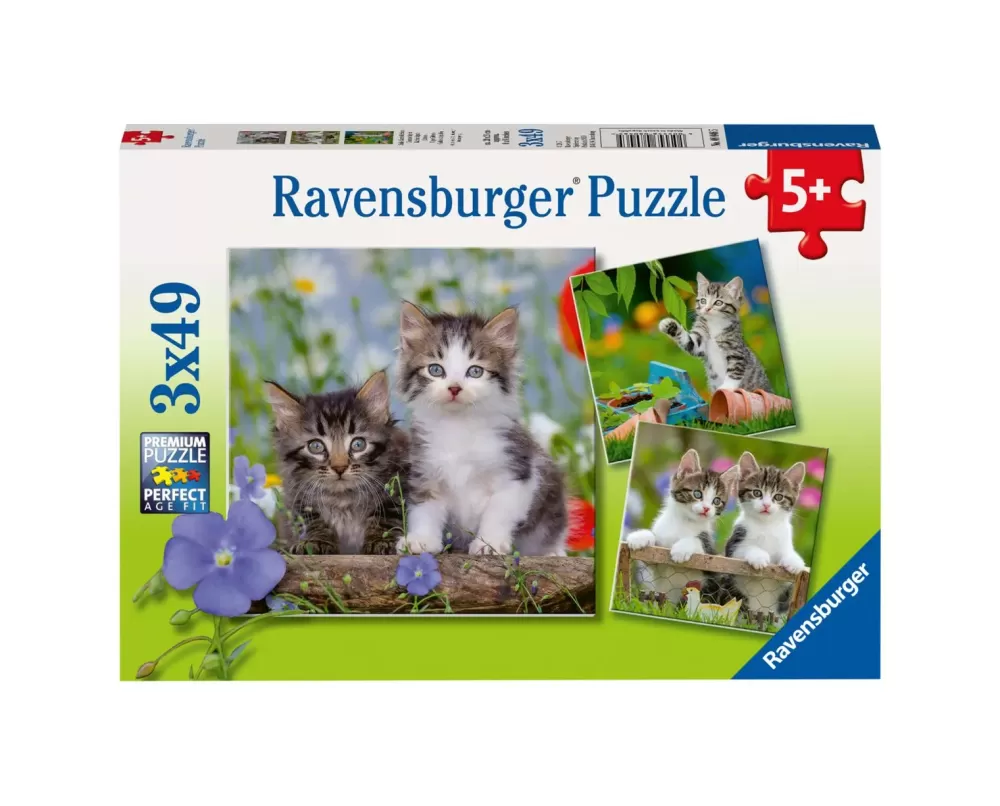 Best 3 Puzzle 49 Pezzi Gattini Puzzle Per Bambini