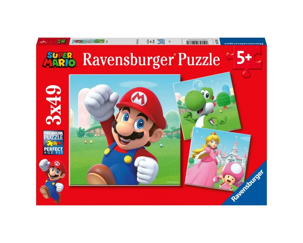 Clearance 3 Puzzle 49 Pezzi Super Mario Puzzle Per Bambini