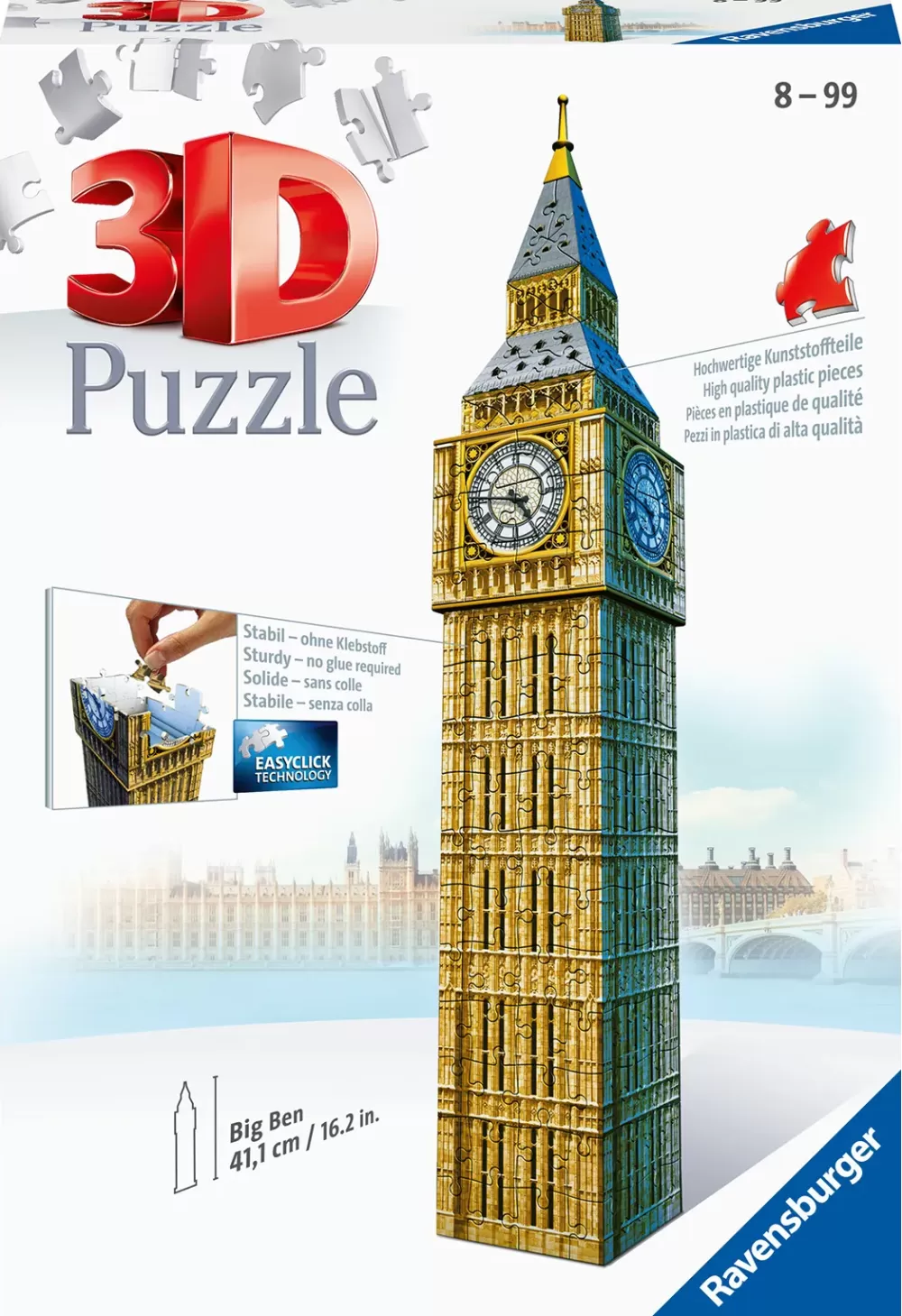 Store Big Ben, Londra, 216 Pezzi, 10+ Anni Puzzle 3D