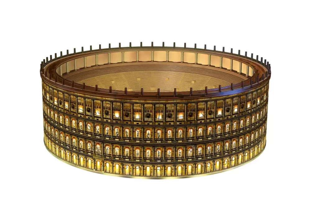 Shop Colosseo Night Edition, Roma, 216 Pezzi, 10+ Anni Puzzle 3D