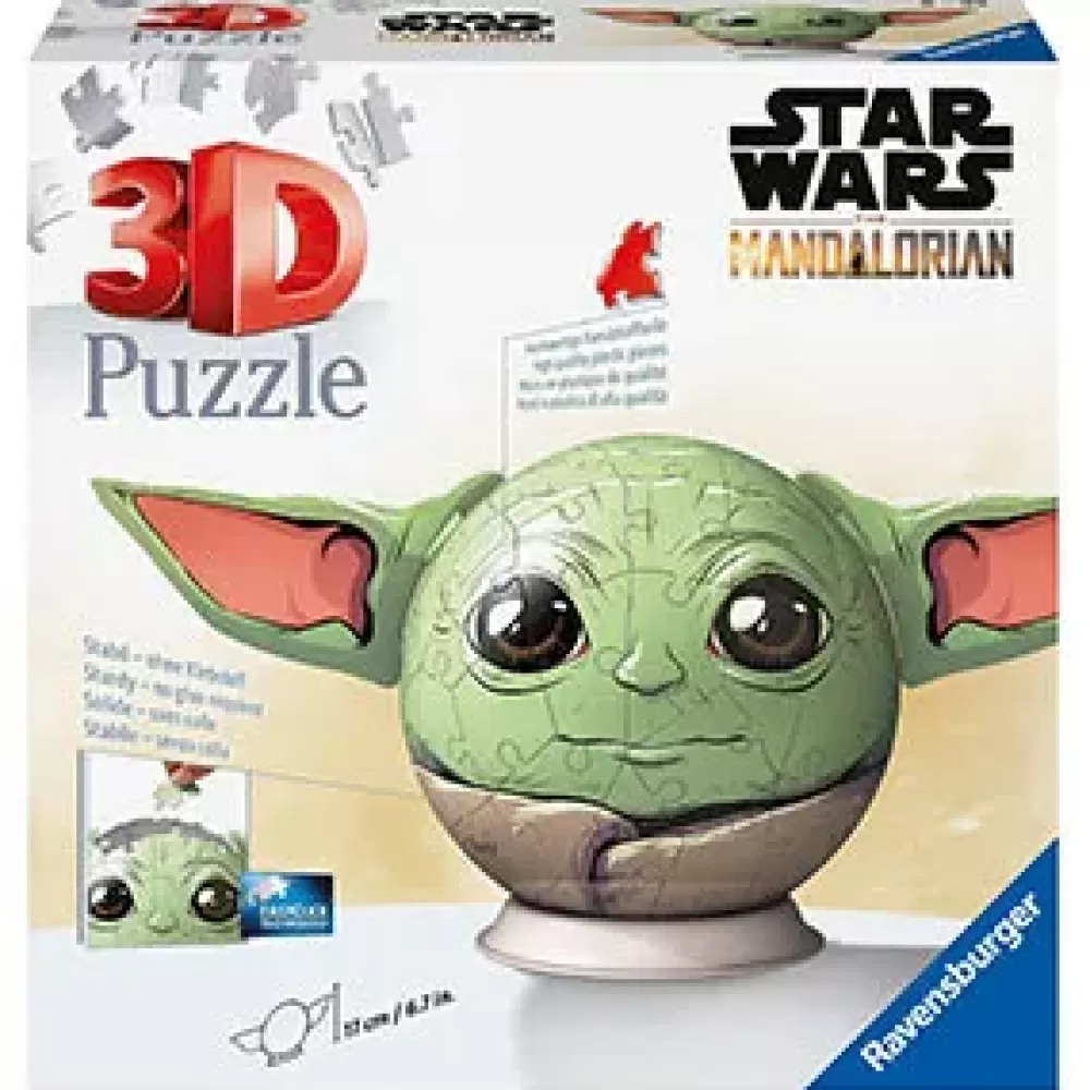 Sale Grogu Con Le Orecchie, 72 Pezzi, 6+ Anni Puzzle 3D