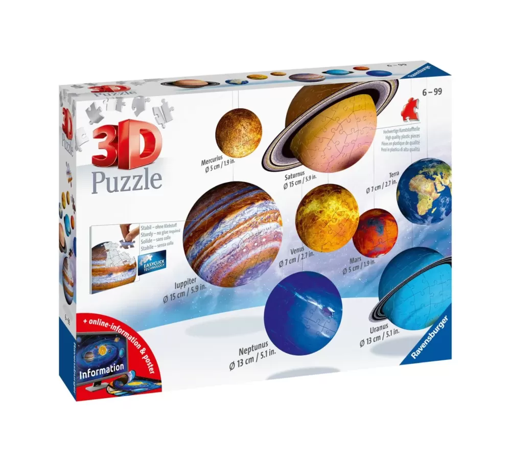 Cheap Il Sistema Planetario, 540 Pezzi, 6+ Anni Puzzle 3D