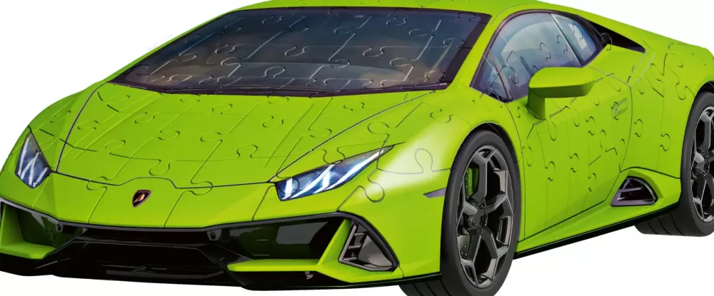 Best Lamborghini Huracan Evo Verde, 108 Pezzi, 8+ Anni Puzzle 3D