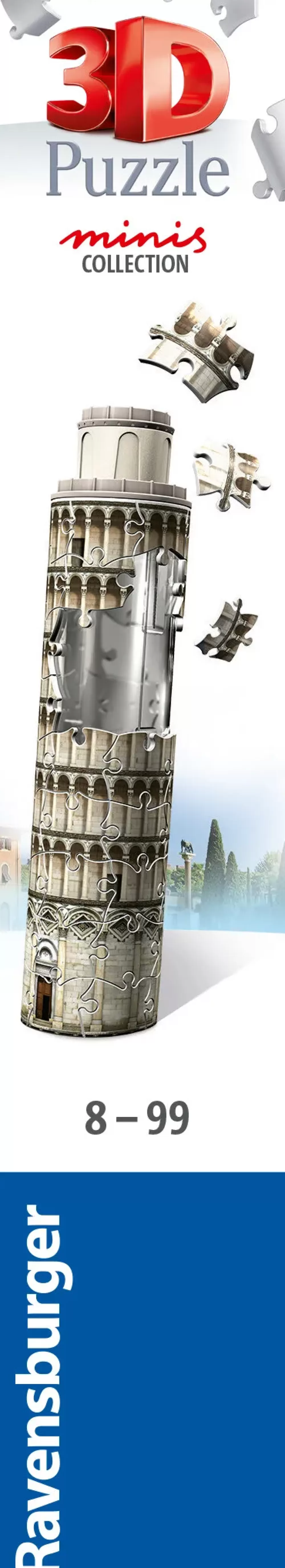 New Mini Torre Di Pisa, 54 Pezzi, 8 Anni Puzzle 3D