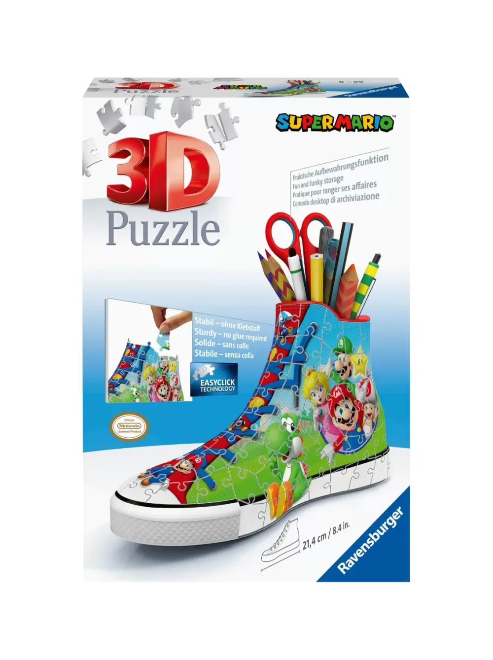 Best Sale Ravensburger 3D Puzzle Portapenne Sneaker Edition, 108 Pezzi, 8+ Anni Puzzle 3D
