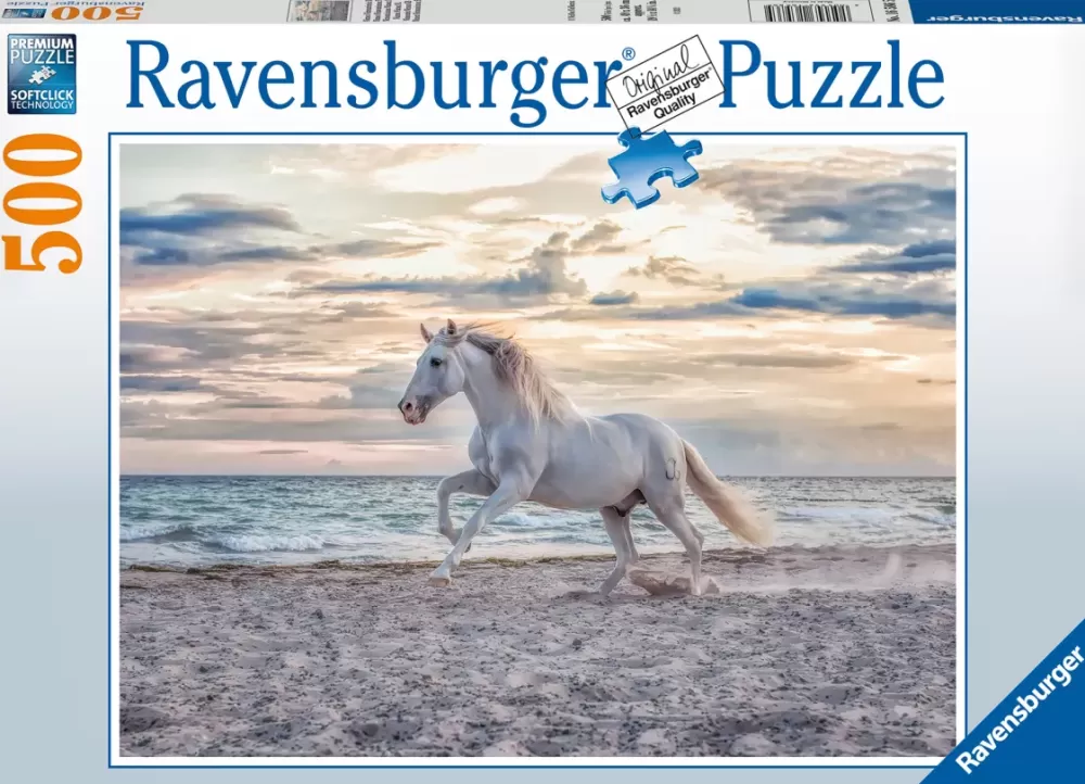 Sale 500 Pezzi Cavallo In Spiaggia Puzzle 500 Pezzi