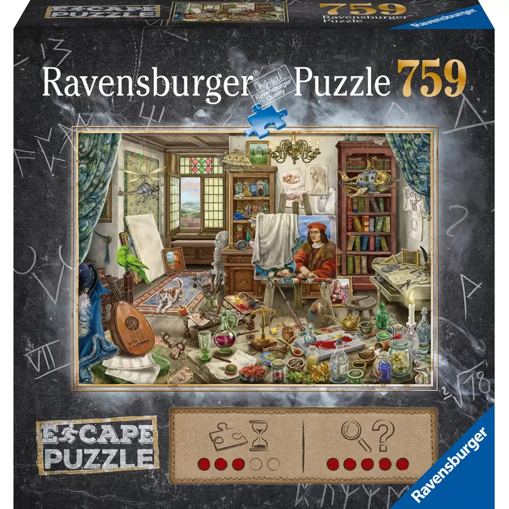 New Escape The Puzzle L'Atelier Dell'Artista Puzzle 500 Pezzi