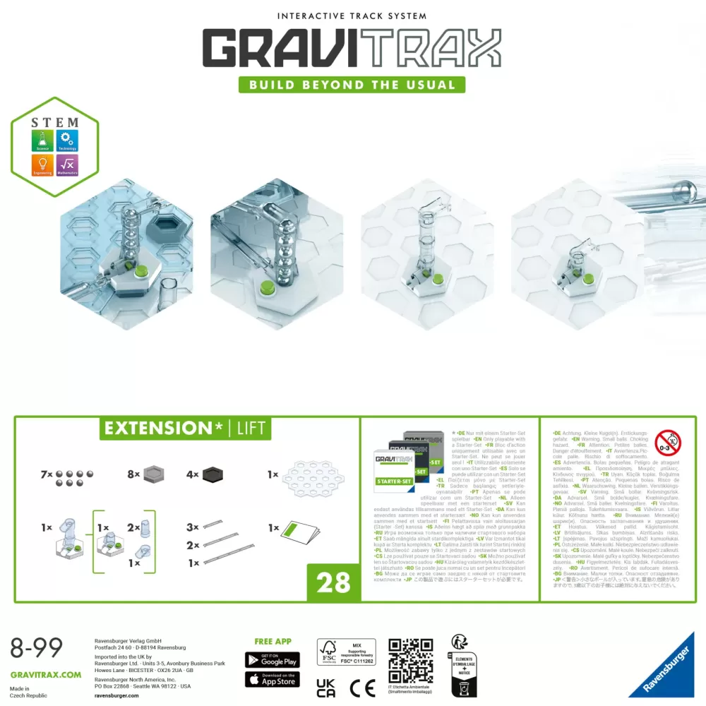 Online Ravensburger Lift, Gioco Innovativo Ed Educativo Stem, 8+ Anni, Accessorio Giochi Di Strategia