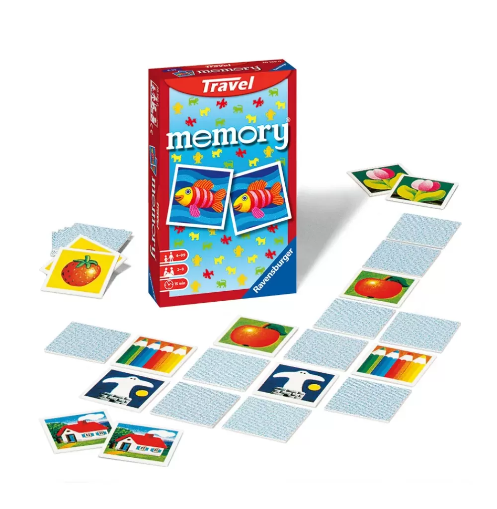 Best Sale Mini Memory Travel, Gioco Da Tavolo Tascabile, 2-4 Giocatori, 8+ Anni Giochi Tascabili E Da Viaggio