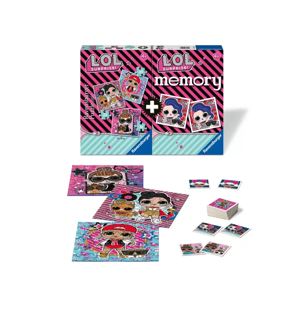 Best Sale Ravensburger Multipack Memory®+ 3 Puzzle Puzzle Per Bambini