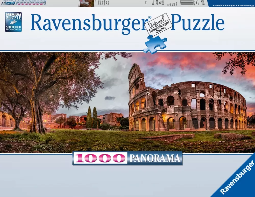 Discount Puzzle 1000 Pezzi Panorama: Colosseo Al Tramonto Puzzle 1000 Pezzi