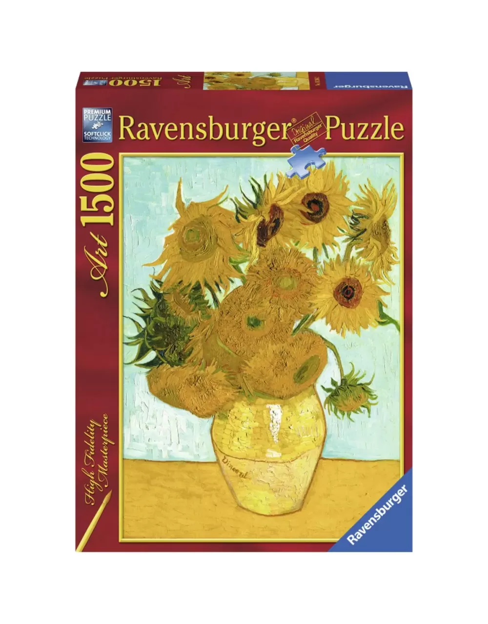 Fashion Puzzle 1500 Pezzi Van Gogh: Vaso Con Girasoli Puzzle 1000 Pezzi