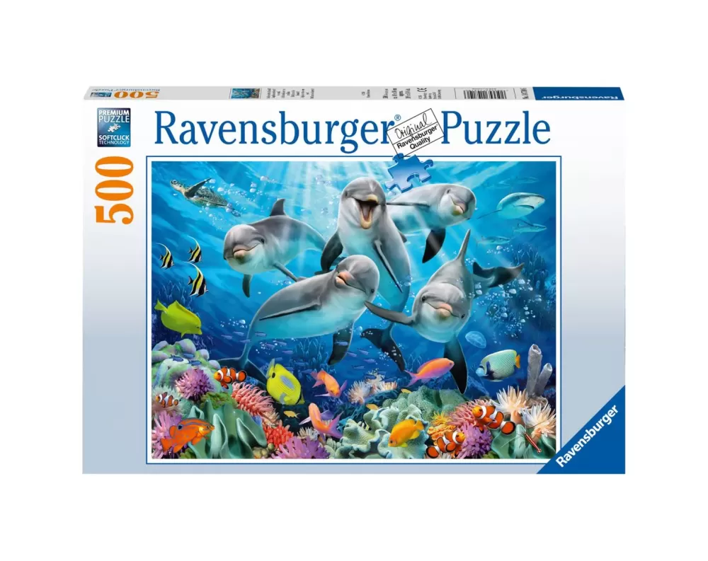 Hot Puzzle 500 Pezzi Delfini Puzzle 500 Pezzi