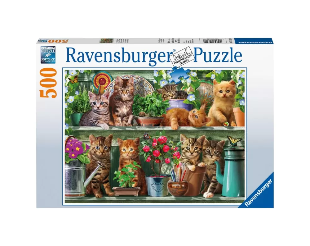 Best Sale Puzzle 500 Pezzi Gatto Sullo Scaffale Puzzle 500 Pezzi