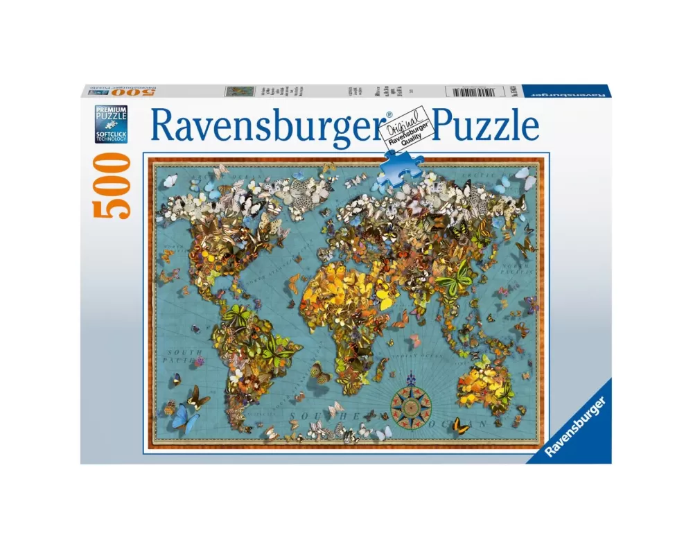 Discount Puzzle 500 Pezzi Mondo Di Farfalle Puzzle 500 Pezzi