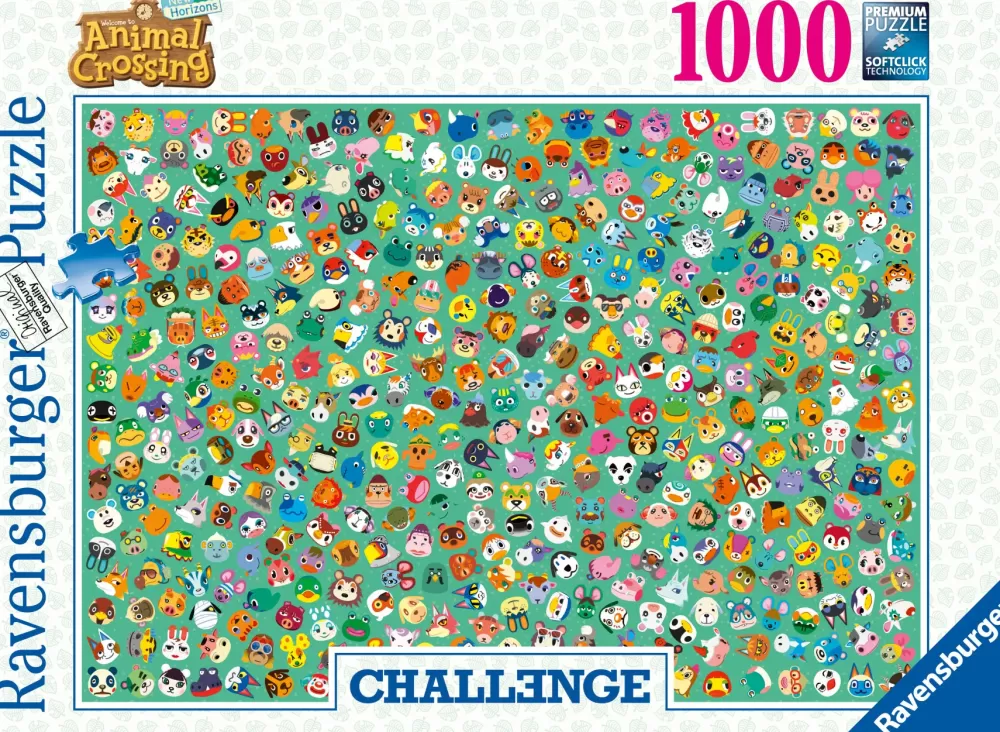 Online Puzzle Animal Crossing Challenge, 1000 Pezzi, Puzzle Adulti Puzzle 1000 Pezzi