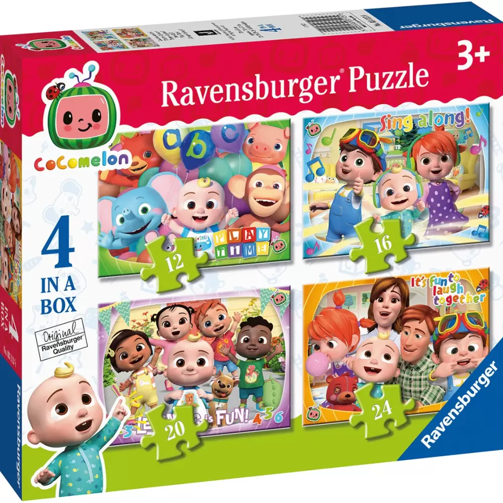 Sale Puzzle Cocomelon 4 In A Box Puzzle Per Bambini