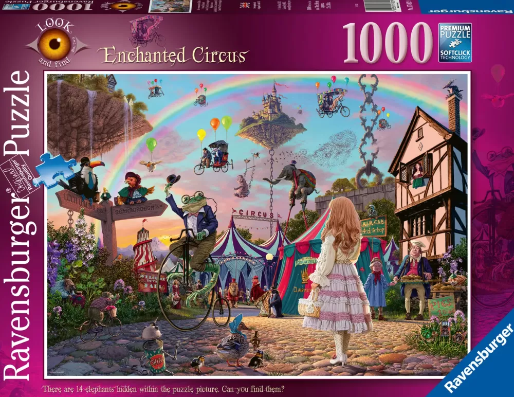 Fashion Puzzle Il Circo Magico, 1000 Pezzi, Puzzle Adulti Puzzle 1000 Pezzi