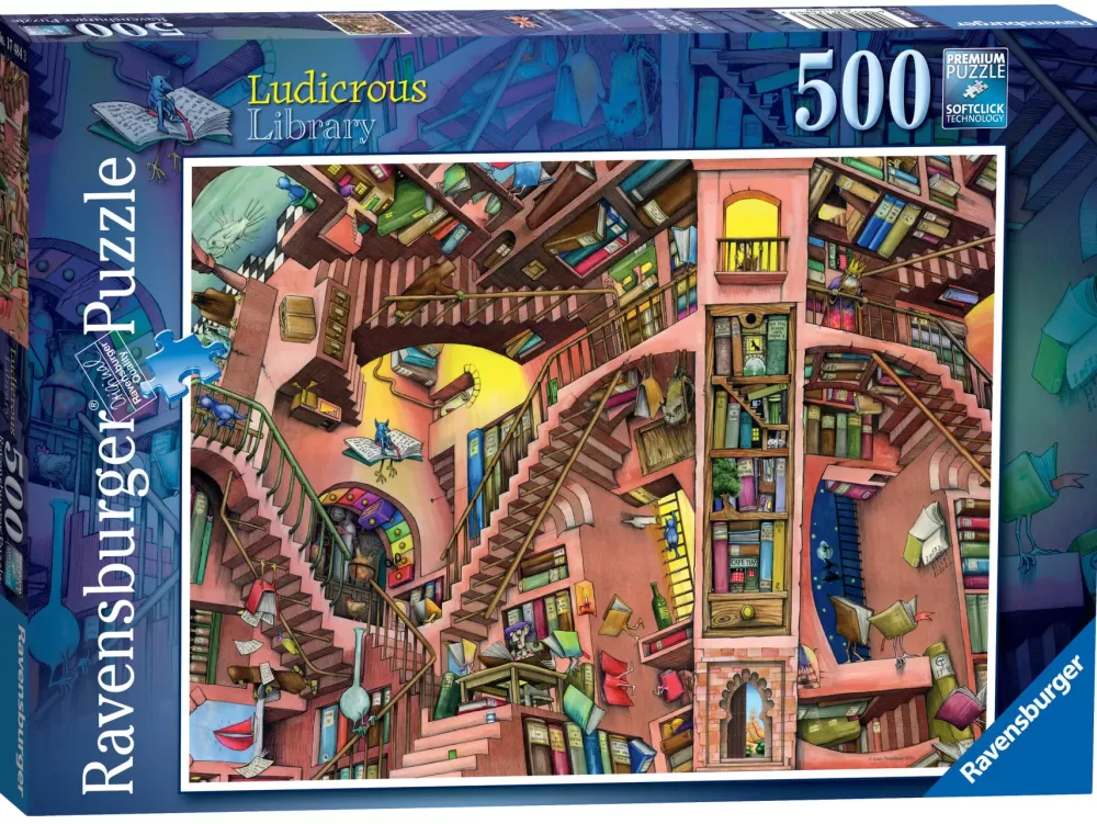 Discount Puzzle La Biblioteca Bislacca, 500 Pezzi, Puzzle Adulti Puzzle 500 Pezzi