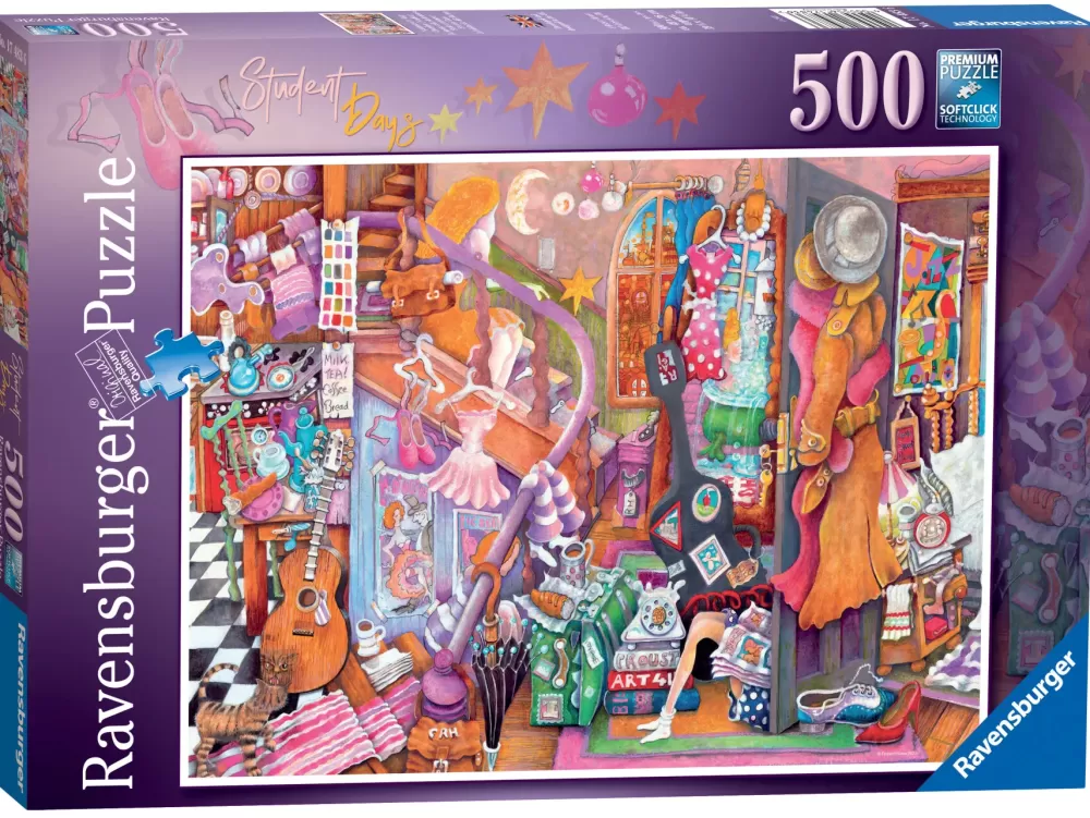 Fashion Puzzle La Stanza Della Studentessa, 500 Pezzi, Puzzle Adulti Puzzle 500 Pezzi