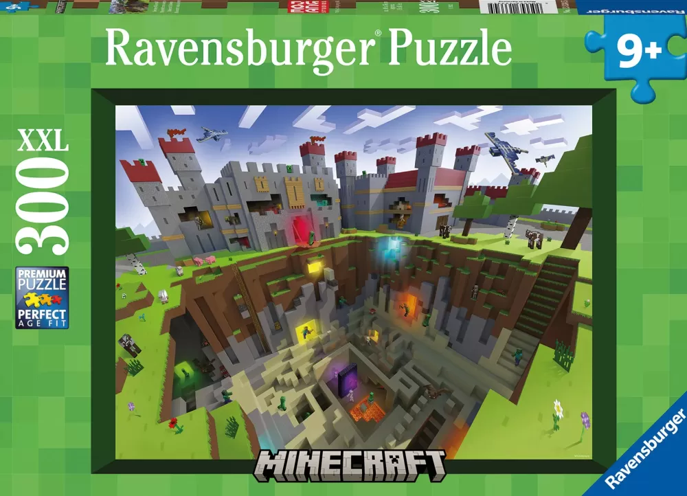 Flash Sale Puzzle Minecraft, 300 Pezzi Xxl, Eta Raccomandata 9+ Anni Puzzle Per Bambini