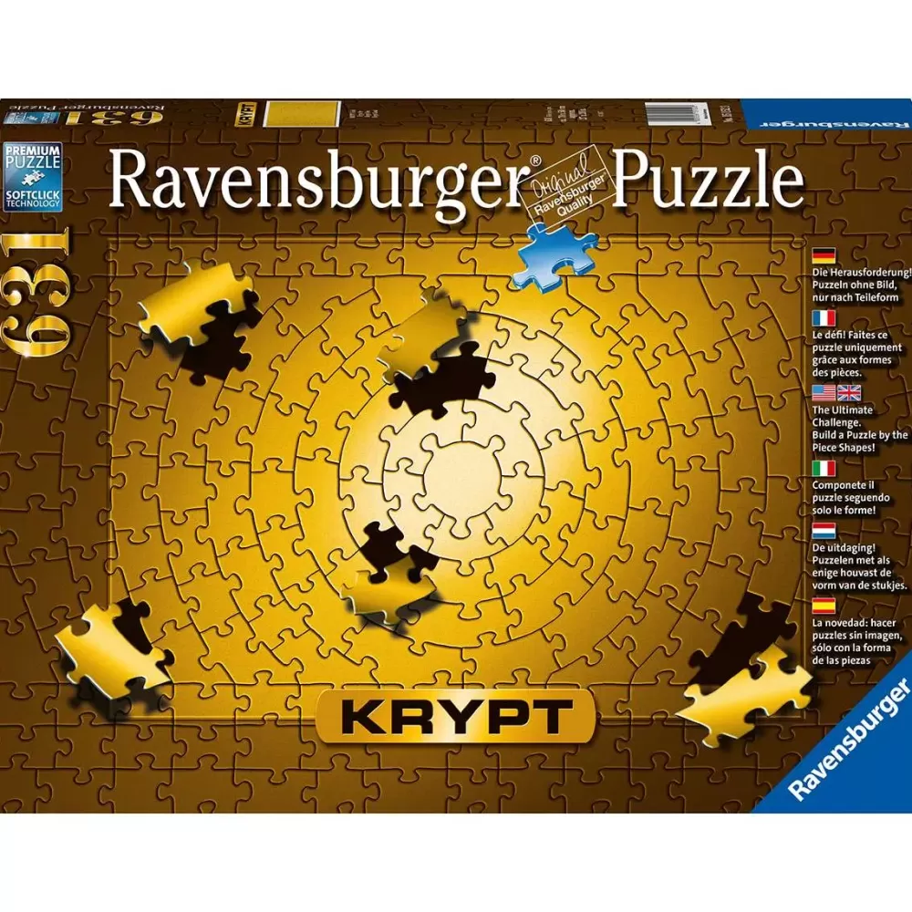 Clearance Puzzle Per Adulti 631 Pezzi Krypt Gold Oro Dimensione Puzzle: 70 50 Cm Puzzle 500 Pezzi