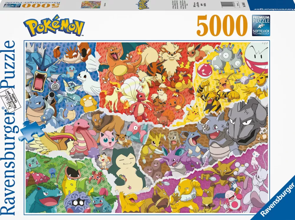 Best Sale Puzzle Pokemon, 5000 Pezzi, Puzzle Adulti Puzzle 2000 Pezzi